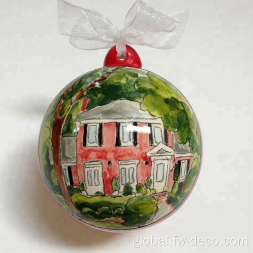 Christmas Tree Topper custom glass Christmas tree ball decoration Supplier